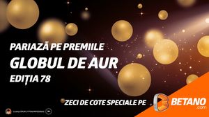 Weekend special pe Betano! Pariuri pe toate categoriile la Premiile Globul de Aur, ediția 78