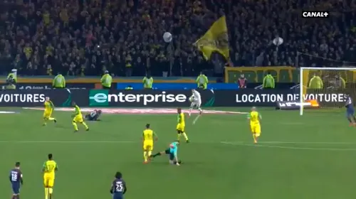 Scandal monstru în meciul dintre Nantes și PSG! VIDEO | Arbitrul a eliminat un fotbalist după ce l-a lovit peste picioare. Tătărușanu, implicat în momentele confuze. Reacția arbitrului: „Vreau să-mi cer scuze”