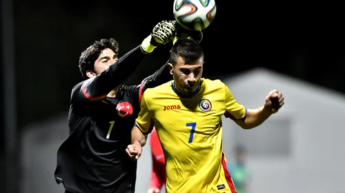 Naționala de fotbal Under 18 a încheiat la egalitate, scor 0-0, meciul amical cu Turcia