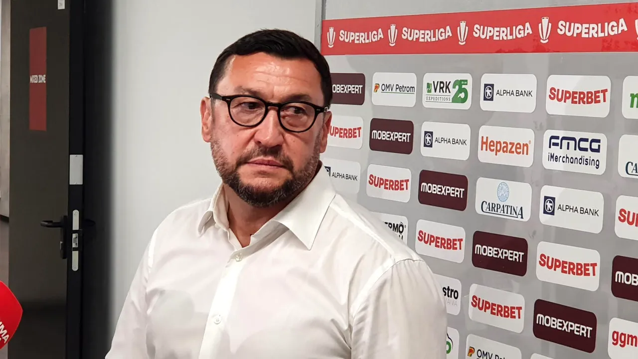 Viorel Moldovan, explicații după ce Rapid București a remizat cu CFR Cluj: „Suntem într-un moment de tranziție”