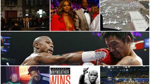 FOTO | Cum s-a urmărit meciul Mayweather-Pacquiao în lume. De la stilul gangsta în Brooklyn, la străzile pustii din Manila și bling-bling-ul din MGM Arena
