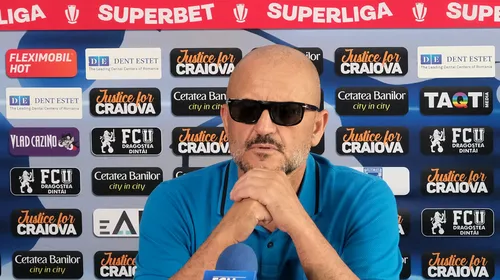 Cine e trecut antrenor principal pe lista celor de la FC U Craiova, deși conducerea oltenilor a înaintat alt nume la LPF înaintea meciului cu FCSB
