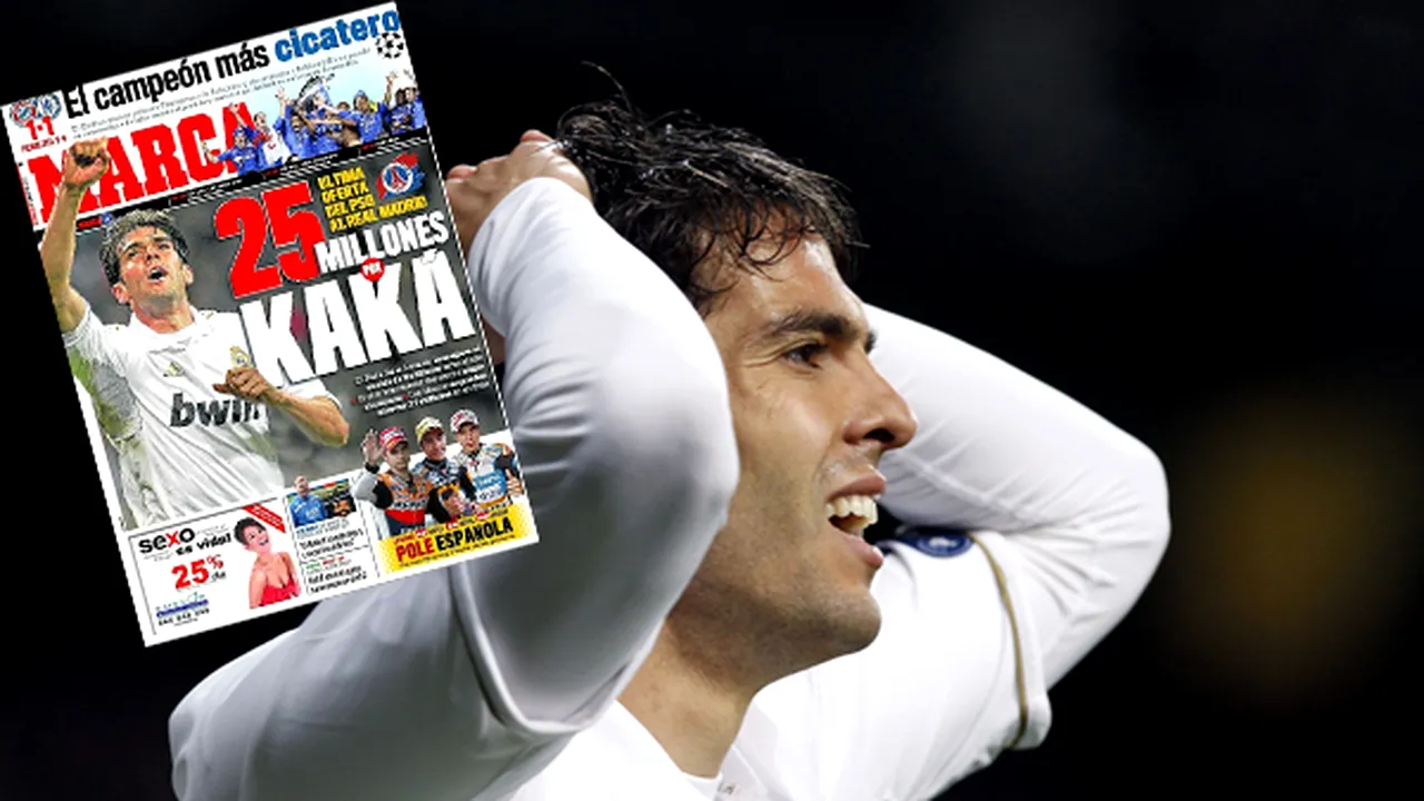 A venit pentru 64 de milioane de euro și pleacă pe 25!** Spaniolii anunță: Kaka spune ADIO Realului pe un salariu cât al lui Ronaldo