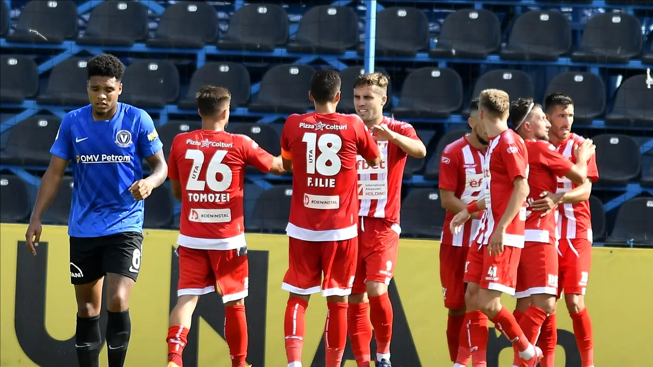 FC Viitorul - UTA Arad 1-1 | Debut cu dreptul pentru arădeni în Liga 1! Fundașul dorit la FCSB a fost și înger și demon pentru trupa lui Laszlo Balint