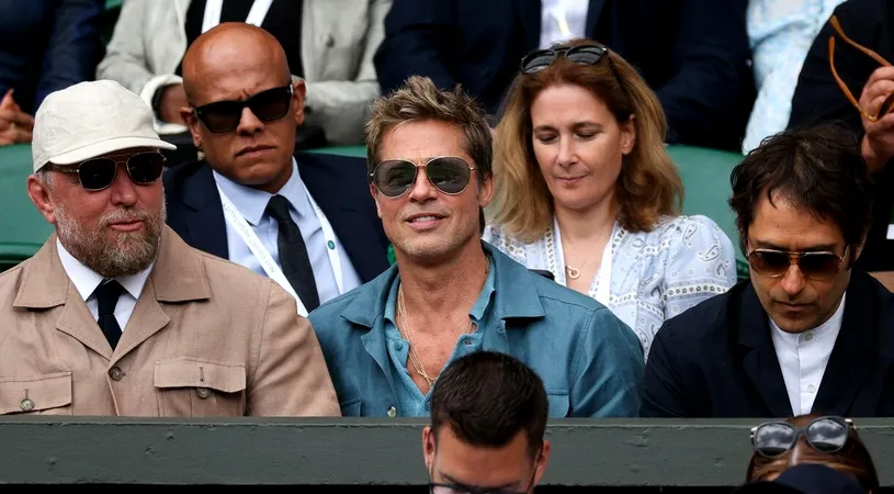Brad Pitt a apărut la finala Novak Djokovic - Carlos Alcaraz de la Wimbledon și a făcut senzație în tribune: „Doamne, are 59 de ani!