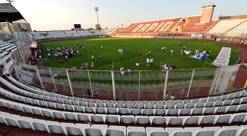 Rapid dispută meciurile din play-off pe Giulești.** Dacă va promova în Liga I, va evolua la Chiajna
