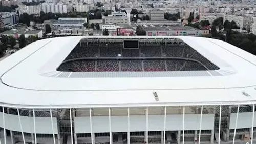 Farfuria zburătoare din Ghencea. Stadionul Steaua începe să arate superb și din exterior. Imagini noi, publicate de CNI | VIDEO