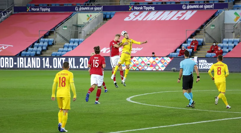 Norvegia - România 4-0, Video Online în Liga Națiunilor. Umilință și degringoladă în jocul tricolorilor! Haaland a făcut ce-a vrut cu minusculii noștri fotbaliști! Cum arată clasamentul grupei