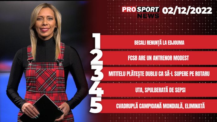 ProSport News | Gigi Becali e gata să vândă un titular de la FCSB: „Cred că se face transferul”. Cele mai importante știri ale zilei | VIDEO