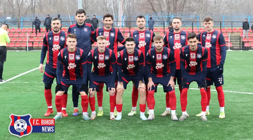 FC Bihor a câștigat cu goluri marcate în prima repriză amicalul cu Minaur Baia Mare. Ubbink, singura noutate din lot trimisă în primul 11