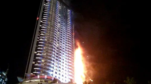 Incendiu uriaș în noaptea dintre ani, la Dubai. Mai mulți români, în frunte cu promoterul Superkombat, Eduard Irimia, au scăpat, fugind pe scările de urgență | VIDEO