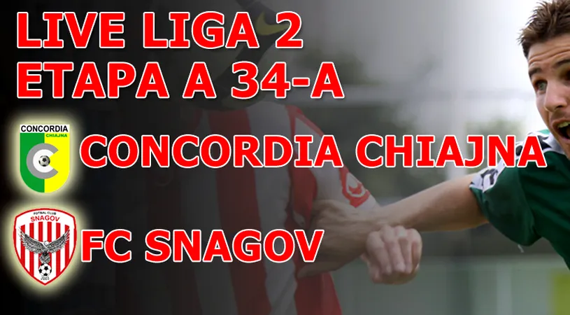 Concordia Chiajna** a învins la limită Snagovul