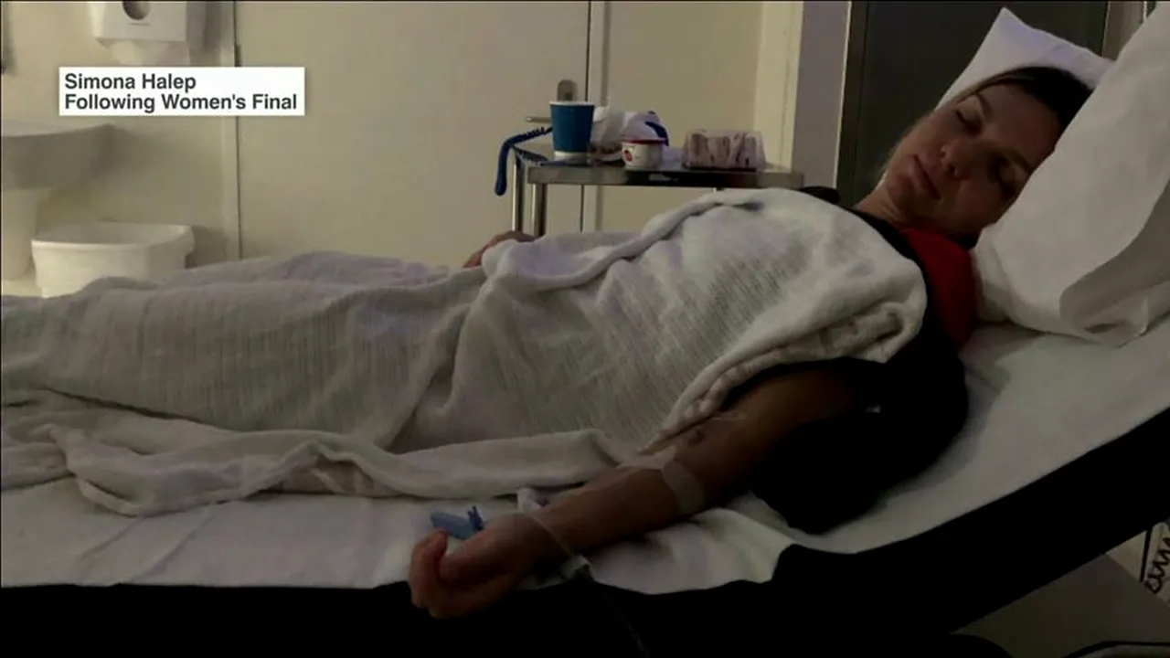 Halep a fost transportată la spital după finala de la Australian Open. Simona a ajuns pe perfuzii: ce s-a întâmplat