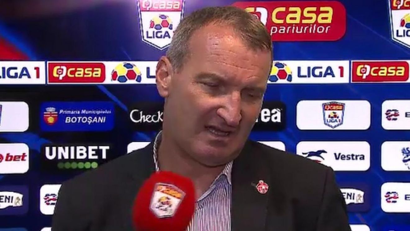 Prietenosul Csaba Laszlo, prima reacție nervoasă după venirea în Liga 1: "Nu știu de unde învață copiii să facă asta! Am spus-o de zece sau o sută de mii de ori!"