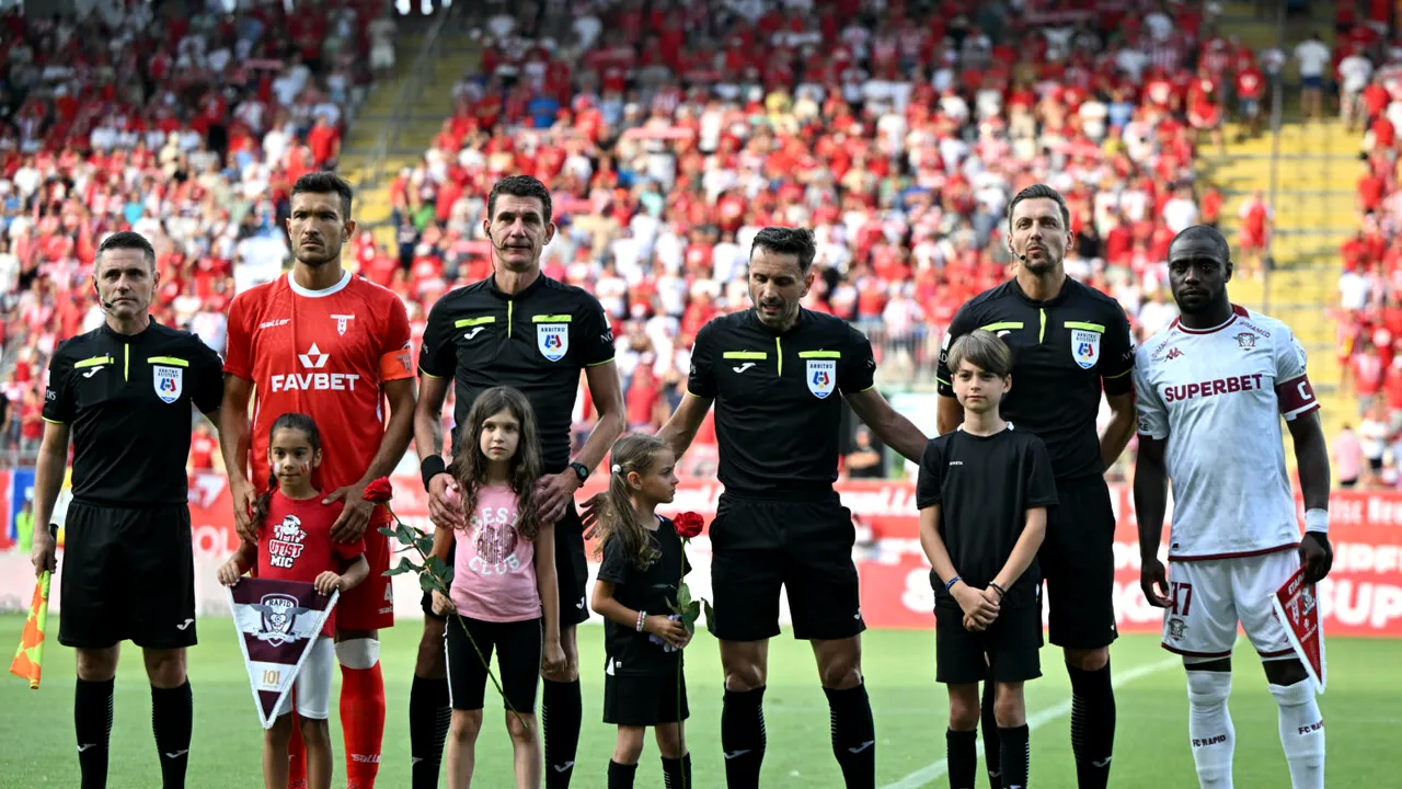 Ce spune Legea 5, încălcată de Sebastian Colțescu la UTA - Rapid 1-1. Gafa arbitrului, evidentă la citirea paragrafului