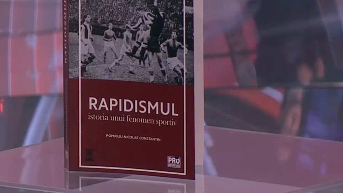 A apărut cartea "Rapidismul. Istoria unui fenomen sportiv", scrisă de Pompiliu Nicolae Constantin