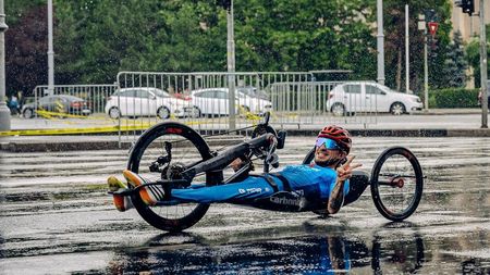 Cine este Costin Comșa, campion național de 6 ori în paraciclism! A fost lovit de mașină când se antrena: „Am avut noroc”