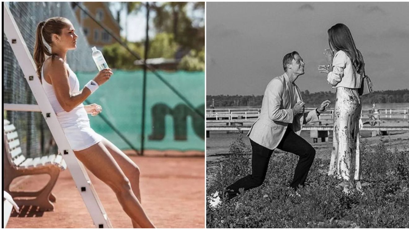 Bat clopote de nuntă în tenis! O vedetă în devenire din circuitul WTA i-a spus „Da!" numărului 23 ATP | GALERIE FOTO