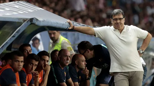 Fericit, dar nu prea! FOTO Cum a fost surprins Tata Martino după ce Barcelona tocmai câștigase Supercupa Spaniei