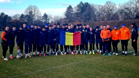 VIDEO | Poli Iași, cu tricolorul la antrenament! Mesajul golgeterului Sekou Camara de ziua românilor