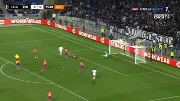 🚨 Olympique Lyon – FCSB 1-0, Live Video Online în manșa retur a optimilor pentru Europa League. Mikautadze deschide scorul după o acțiune personală