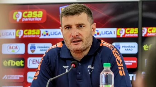 UTA Arad are minge de meci cu Poli Iași, iar Laszlo Balint nu mai dorește să privească în urmă: „Statistica e una, realitatea e alta, ediția de Liga 1 e un experiment nereușit”