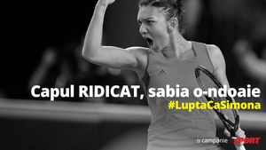'Capul RIDICAT, sabia o-ndoaie'' #LuptăcaSimona 