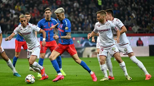 FCSB – Rapid București 0-0, în etapa 14 din Superliga. „Remiză albă”, care nu mulțumește nicio echipă