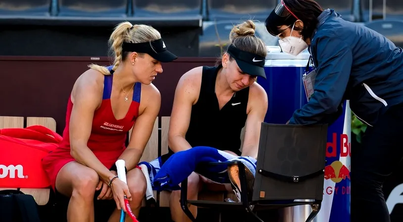 Angelique Kerber încă e marcată de accidentarea Simonei Halep: „Nu m-am simţit deloc, dar deloc bine!