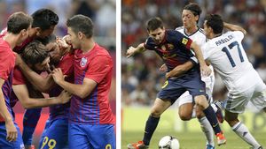 Steaua, singura formație din România care se ia la "trântă" cu "GREII" Europei!** TOP cele mai iubite echipe din lume pe Facebook: cine conduce și pe ce loc sunt roș-albaștrii