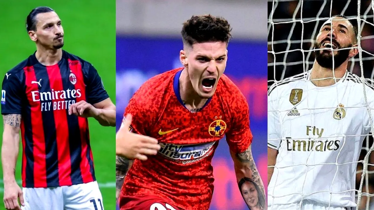 Dennis Man, printre cei mai în formă golgheteri din Europa! Starul de la FCSB îi depășește chiar și pe Ibrahimovic și Benzema | SPECIAL