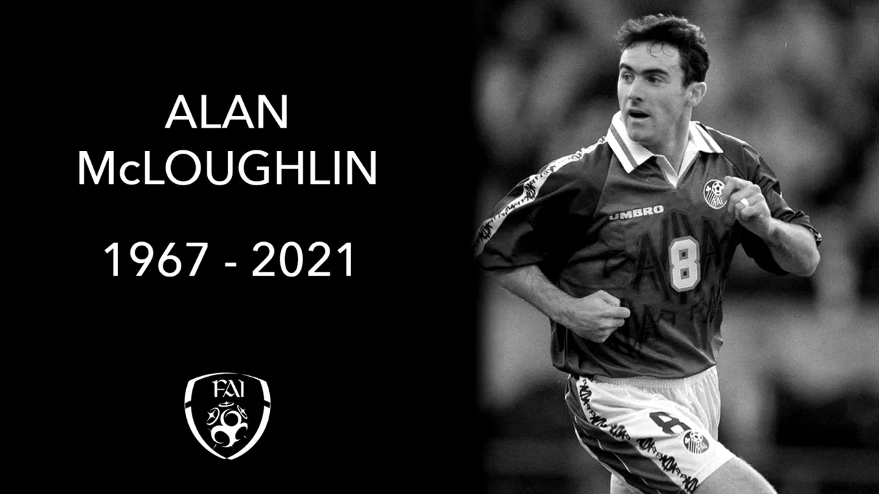 Doliu în fotbalul mondial! Alan McLoughlin, legenda Republicii Irlanda, a murit la 54 de ani, după ce a pierdut lupta cu cancerul!