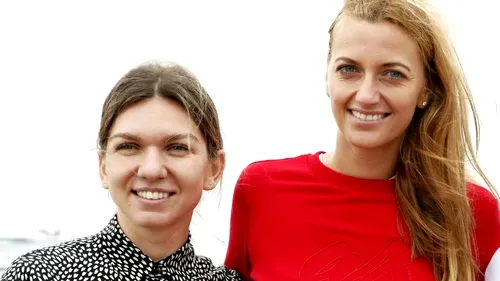 Binterviu inedit cu Halep şi Kvitova. Simona, despre jucătoarea care o face să râdă, obiceiuri la volan și povara tenisului