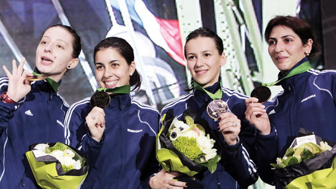 Obișnuite cu aurul!** Echipa feminină de spadă a României, învingătoare la Jocurile Mondiale Militare