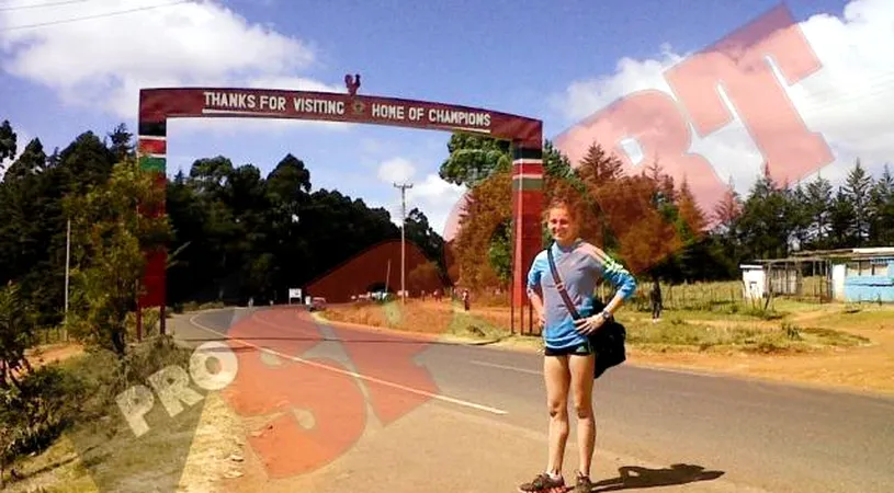 Home of champions!** O româncă fuge în cuptorul kenyan. GALERIE FOTO