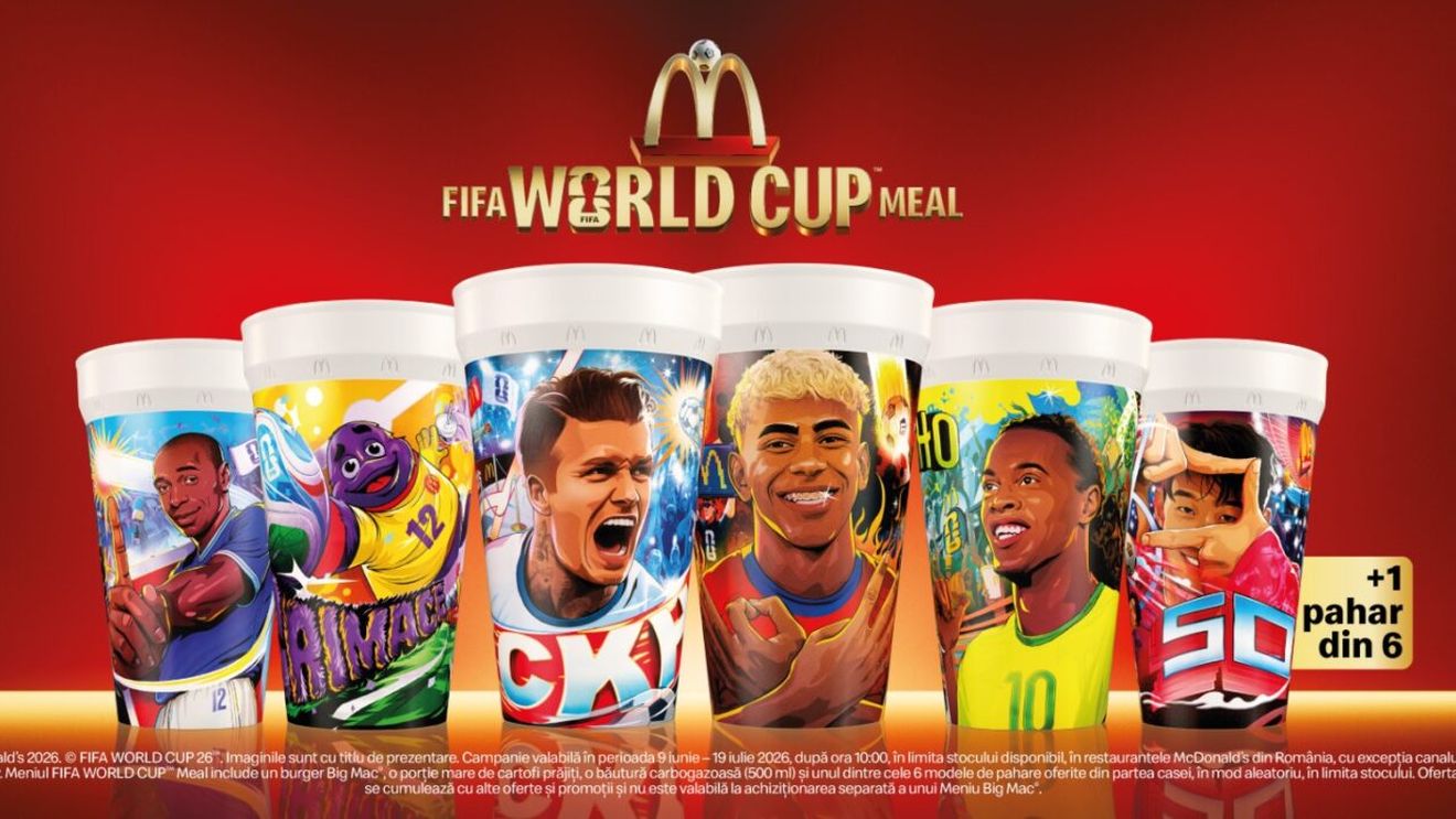 ADVERTORIAL. FIFA World Cup 26™ vine la McDonald’s: magia meciurilor este completată de meniul în ediție limitată și experiențe inedite pentru fanii fotbalului