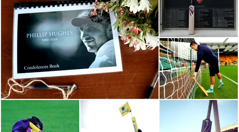 FOTO | Fotbalul din Anglia l-a comemorat pe Phil Hughes, jucătorul de cricket decedat în urmă cu câteva zile