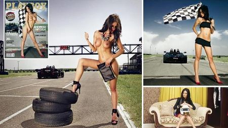 Sexy șoferița Andreea Necula le dă 'cu flit' lui Ronaldo sau Messi! Vezi care este fotbalistul său preferat!