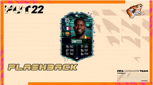 Flashback Samuel Umtiti în FIFA 22! Producătorul le oferă jucătorilor un super card de fundaș central din o altă ediție FIFA