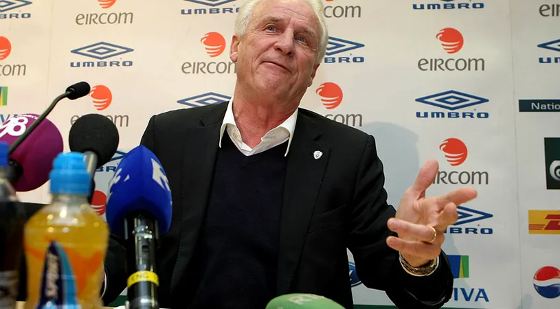 Are 72 de ani, dar nu renunță! Trapattoni va fi selecționerul Irlandei și în calificările pentru CM 2014: **