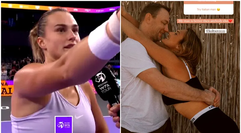 Cum a reacționat Aryna Sabalenka după ce a primit o propunere indecentă de la un fan: „Bărbatul meu...