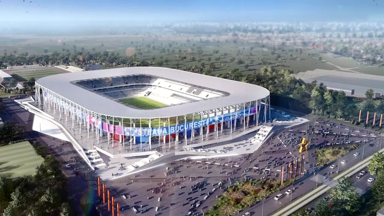 Stadionul Steaua, noi imagini fabuloase! Banda luminoasă din jurul arenei a fost pusă în funcțiune. Ce au scris reprezentanții Armatei | VIDEO