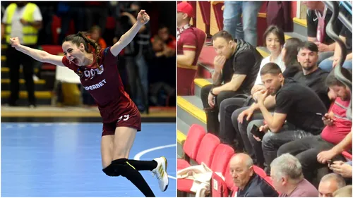 Sorina Grozav, victorie alături de Rapid în Liga Campionilor la handbal feminin, chiar sub ochii soțului ei, fotbalistul Gicu Grozav: „A trebuit să mă concentrez mai mult!”