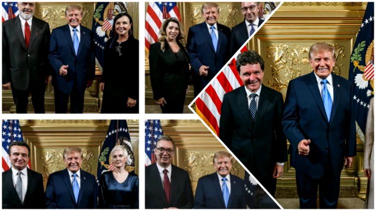 „Trump de carton”, conspirația care a EXPLODAT după pozele cu liderii din Balcani! Analiza imaginilor arată ce s-a întâmplat de fapt