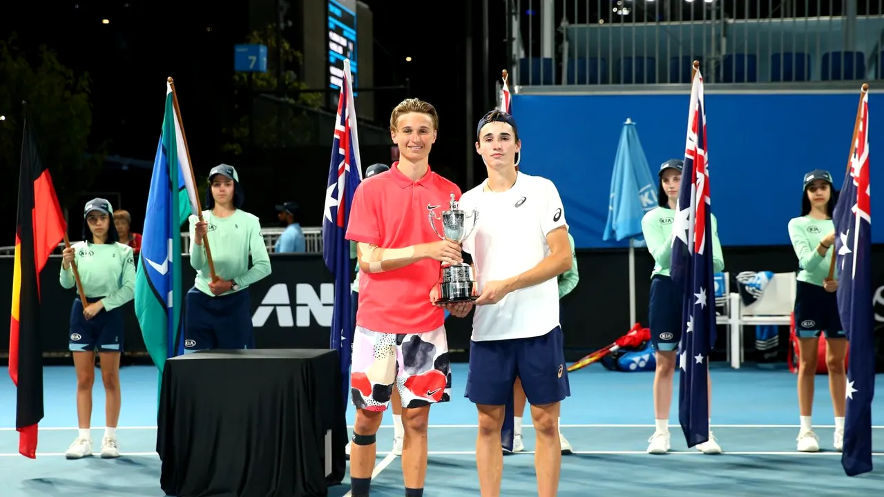 Campion la Australian Open! Nicholas David Ionel a câștigat finala de dublu a juniorilor, devenind primul tenisman român care se impune la Melbourne într-o probă pe puncte