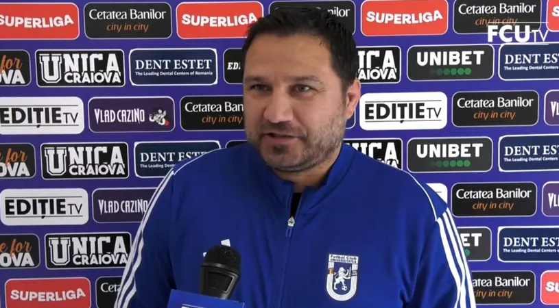 VIDEO | Marius Croitoru pregătește ”tiki-taka oltenească” după revenirea la FCU Craiova FC. Prima reacție a antrenorului și obiectivul trasat