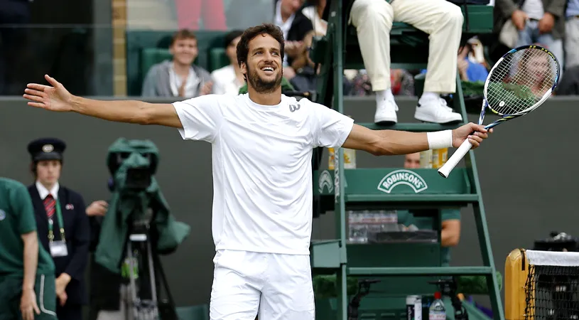 Impresionant: 86 de ași într-un singur meci la Wimbledon. Feliciano Lopez este omul zilei în capitala Angliei, după o victorie de colecție