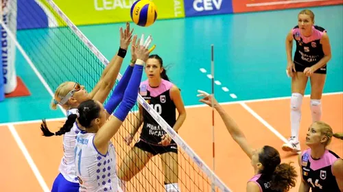 Știința Bacău – Nantes VB, scor 3-1, în Liga Campionilor la volei feminin