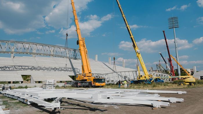 INTERVIU | Stadionul din Arad se face pe banii orașului. Primarul Gheorghe Falcă acuză răfuieli politice: "Am primit în 2016 finanțare de la CNI, dar nu e activată. Noi suntem un bastion care nu primește bani de la guvernările PSD". Reprezentantul CNI are o altă versiune