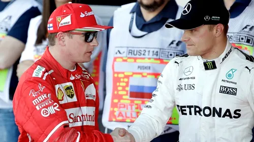 FORMULA 1 | Surpriză mare în Rusia! Bottas, prima victorie în Marele Circ, după un duel pe finalul cursei cu Vettel. Hamilton nu a prins podiumul